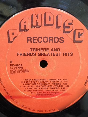 Vinil Trinere And Friends - Pandisc 1989 Com Faixas Extras Estandar (Usado)
