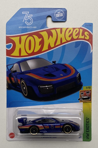 Hot Wheels 2023 (n) Hw Exotics 223/250 - Porsche 935 Cor azul