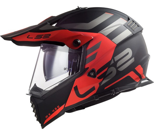 Casco Ls2 Integral Ff436 Pioneer Adventure Agrobikes