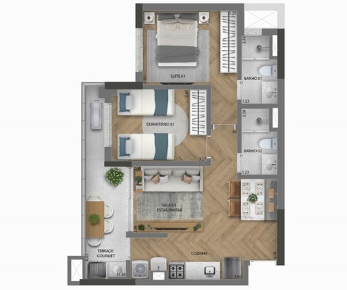 Imagem 15 de 16 de Apartamento À Venda No Bairro Centro - Osasco/sp - O-12692-22407