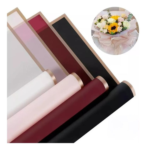 Jb 80 Impermeable Hojas Papel Coreano Ramos Florales 4