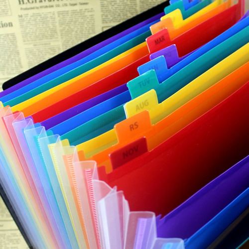Carpeta De Archivos Expandible Soporte De Documentos A4