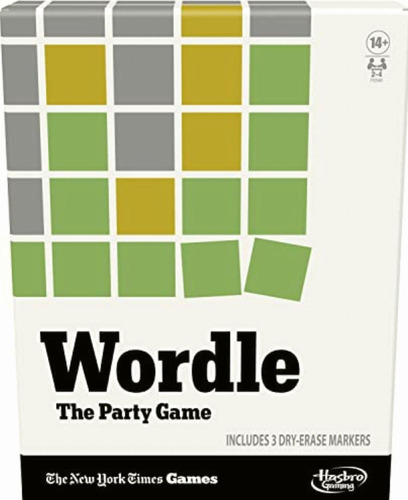 Hasbro Gaming Wordle The Party Game Para 2 A 4 Jugadores