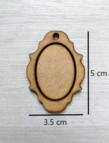Mini Bastidores Ovalo Ondulado P/bordado 3.5x5cm (10 Piezas)