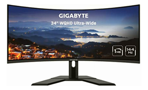 Gigabyte Monitor Gaming Curvo De 34 , Qhd, Ultra Wide;