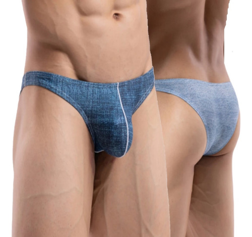 Set De 2 Piezas De Ropa Interior Bikini Cachetero Hombre