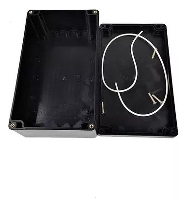 Caja de plástico para ensamblaje de circuitos 200* 120* 75 mm negra