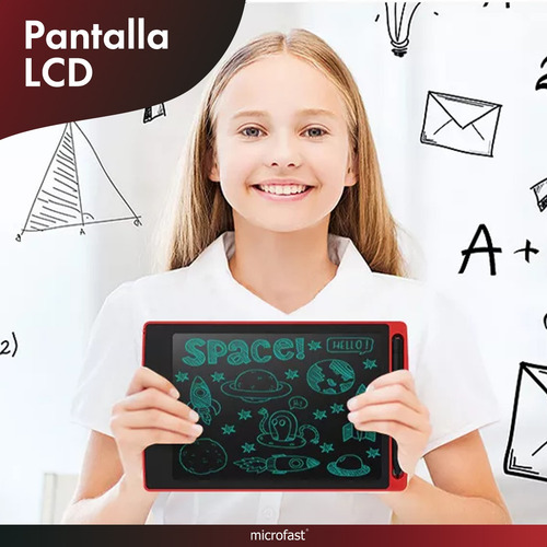 Pizarra Tablet Mágica Digital Trazo Verde Lcd Infantil Lápiz