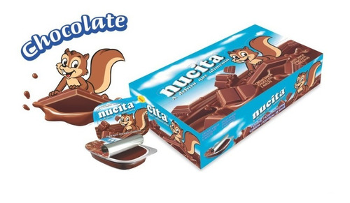 1 Caixa De Creme Nucita Chocolate - 48 Unidades X 10g