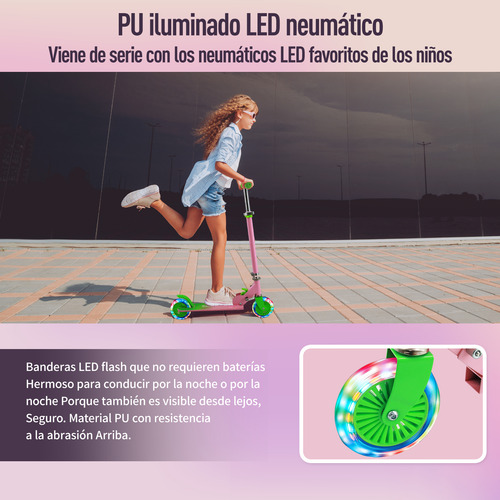 Patinete Devil Skate Ajustable Para Niños Y Adolescentes