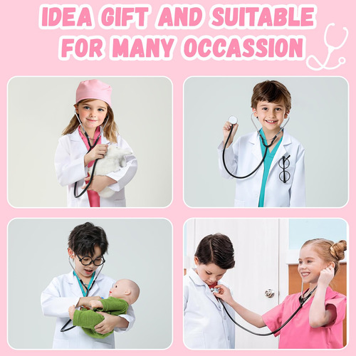 Disfraz De Médico For Niños 8 Piezas De Bata De