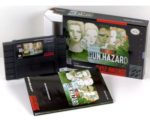Front Mission Gun Hazard Super Nintendo Snes, Completo