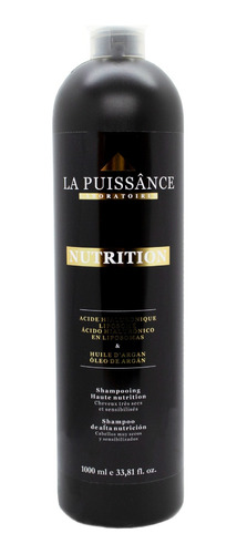 La Puissance Nutrition Shampoo Argan Pelo Seco 1000ml 6c