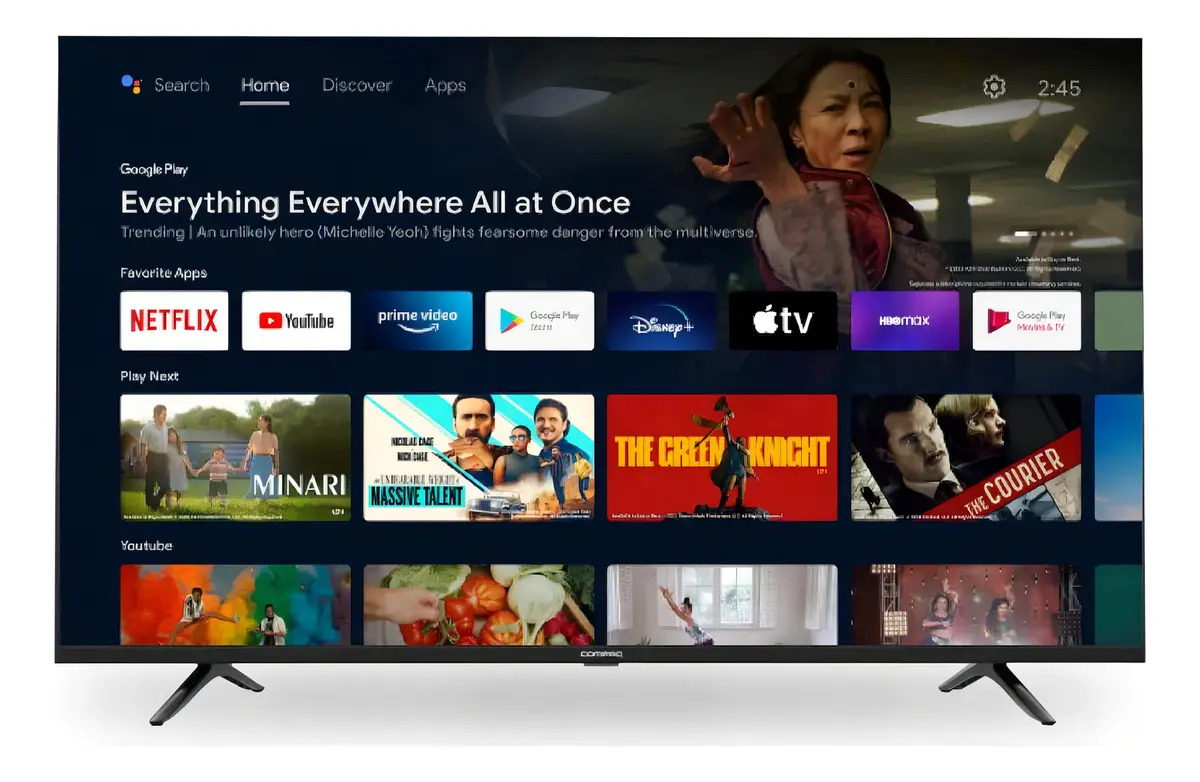 Tv 32 Pulgadas Smart Tv Qlg32ehd Google Tv Hd Compaq