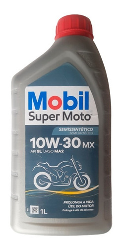 Óleo De Moto 10w30 Semi Sintético - Mobil