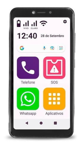 Obabox ObaSmart Conecta Dual SIM 32 GB preto 1 GB RAM