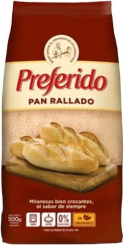 Pan Rallado Preferido 500g Pack X20u - Hipercomer