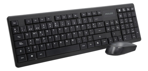 Combo Inalámbrico Mouse + Teclado 6314n Negro