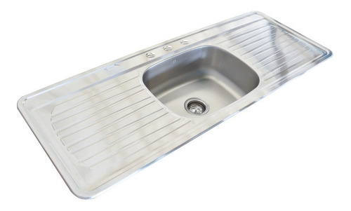 Imagen 2 de 8 de Fregadero Cocina Empotrar 1 Tina 2 Escu 144x54x18 Eb C203n