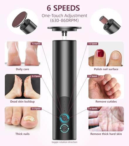 Removedor De Callos Eléctrico Para Pies Lima De Uñas Eléctri