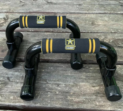 Par De Barras Us Army Push Up Para Hacer Lagartijas Negro