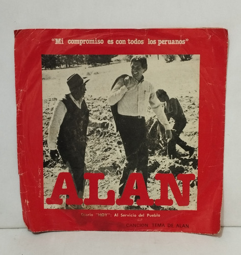 Single Alan Garcia; Zañartu; Jose Escajadillo 1980 Aprismo