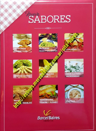 Libro De Cocina Nueva Sabores - Recetas Paso A Paso