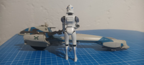 Barc Speeder Bicicleta Con Jesse Tcw Star Wars 2010 (Usado)