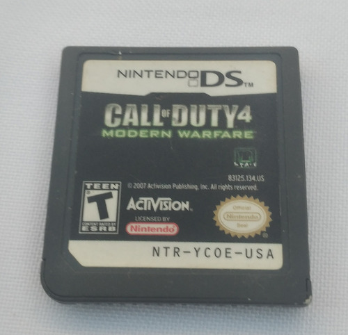 Video Juego, Modern Call Of Duty 4, Nintendo Ds