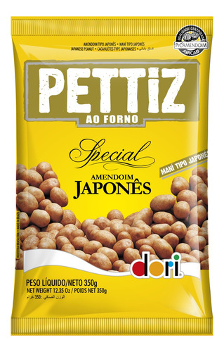 Amendoim Dori Pettiz Special Japonês 350 g