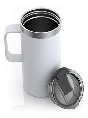 Imagen 4 de 9 de Taza Térmica De Viaje Rtic Chalk Matte Con Tapa, 16 Oz Pc