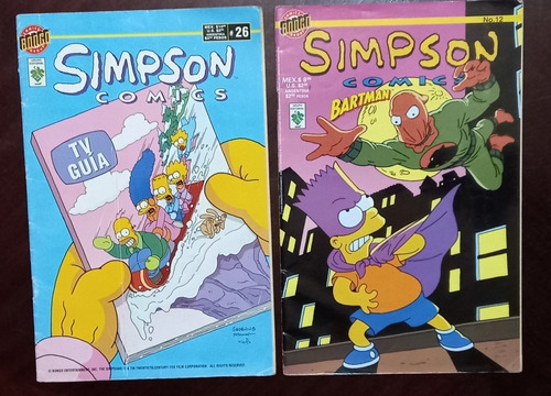 Revistas Vintage Simpson Comics