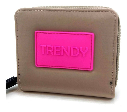 Billetera Tarjetero Monedero Mujer Microfibra Trendy 