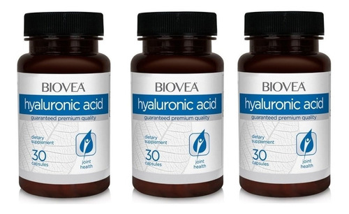 Kit Econômico Acido Hialurônico Original Biovea 90 Cápsulas