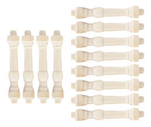 6 Casas De Muñecas Diy Constructores Madera 1/12 Husillos