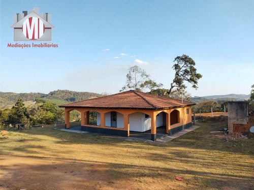 Imagem 1 de 30 de Excelente Chácara Com 03 Dormitórios, Pomar, Arborizada Em Ótimo Bairro À Venda, 7100 M² Por R$ 265.000 - Zona Rural - Pinhalzinho/sp - Ch0698