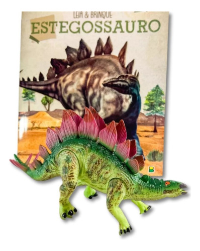 Livro Leia E Brinque Com Dinossauro Articulado Infantil Vários Modelos - Mundo Dos Dinossauros - Desenvolvimento Lúdico Montessori - Todolivro