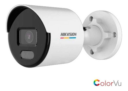 Cámara Seguridad Ip Hikvision Colorvu 1080p Exterior Poe 2mp Color Blanco