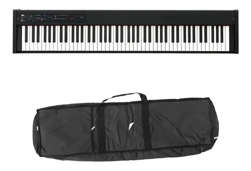 Korg Piano Electrico Digital D1 Rh3 Negro + Funda Acolchada
