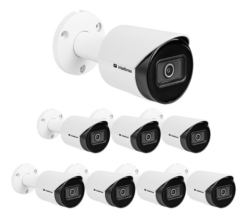 Kit 8 Câmera Ip 2 Megas Starlight Vip 3230 B Sl G3 Intelbras