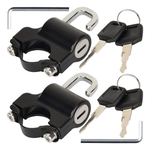 Candado Antirrobo Universal Para Manillar Y Casco De 22 Mm