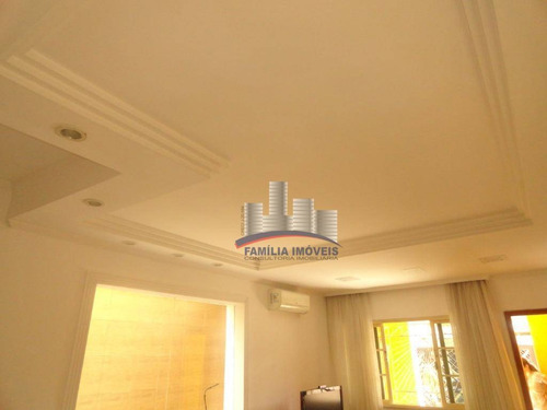 Imagem 3 de 30 de Sobrado À Venda, 152 M² Por R$ 730.000,00 - Campo Grande - Santos/sp - So0473