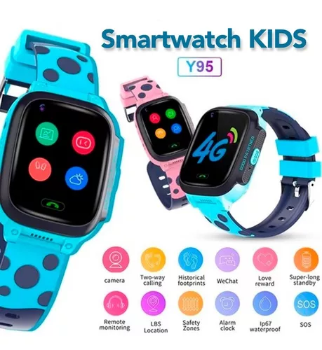 Reloj inteligente para niños, cámara, Gps, llamada de emergencia, relojes  para teléfono, regalo de Navidad para niños y niñas TUNC Sencillez