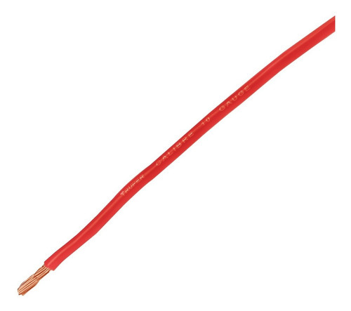 Cable Primario Calibre 10 Rollo 2.5 M Rojo Truper 101116