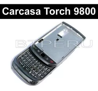 Carcasa Para Blackberry Torch 9800 Original Negro En Stock