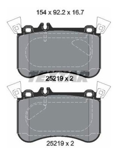 Pastilhas De Freio Diant. Mercedes Gla 45 2014-2020 X156