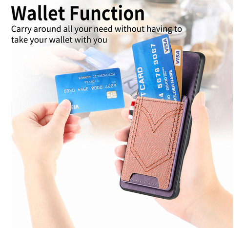 Funda Tipo Cartera De Piel Con Tarjetero Vertical Para Xiaom