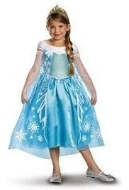 Disfraz Elsa Frozen Talla Unica 7 A 8 Original Disguise