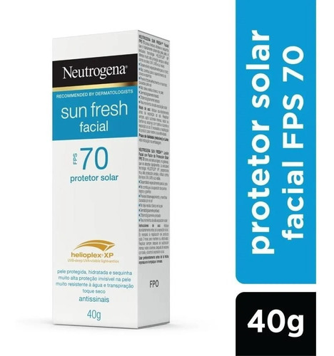Protetor Facial Neutrogena Sun Fresh Fps70 40g
