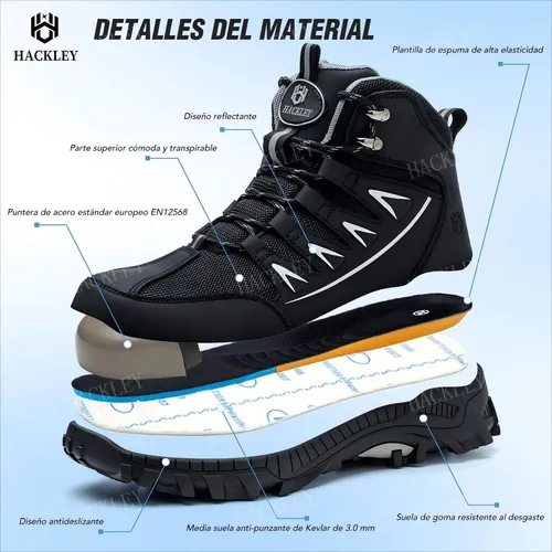 Zapato De Seguridad Tenis Botas Industrial Para Hombre Envío gratis